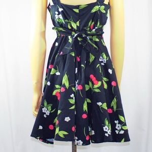 Vintage Style 1950s Floral Print Swing Dress